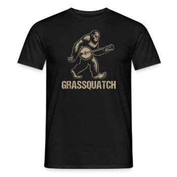Bluegrass Banjo - Männer T-Shirt - Schwarz - Vorne - AI Model Male 178 light (178cm)