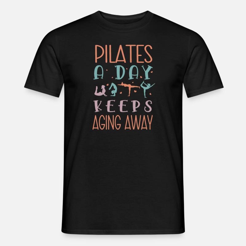 Pilates - T-shirt męski - czarny