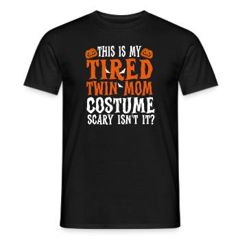 Twin mom mama mother - Männer T-Shirt - Schwarz - Vorne - AI Model Male 178 light (178cm)