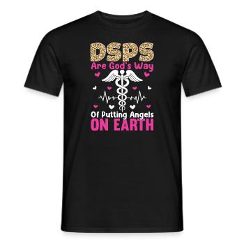 DSP Direct support Professional DSP Nurse - Männer T-Shirt - Schwarz - Vorne - AI Model Male 178 light (178cm)