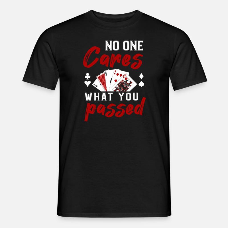 Bridge card game - Men’s T-shirt - black
