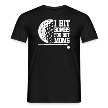 Golf Golfer - Männer T-Shirt - Schwarz - Vorne - AI Model Male 178 light (178cm)