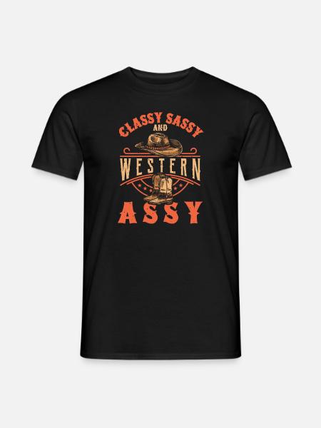Line Dancing Line Dance - Männer T-Shirt - Schwarz