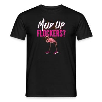 boue course boue fille - T-shirt homme - noir - Devant - AI Model Male 178 light (178cm)