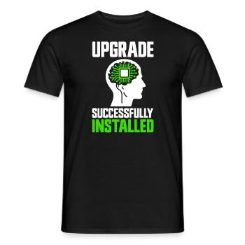 Survivant d’une chirurgie cérébrale - T-shirt homme - noir - Devant - AI Model Male 178 light (178cm)