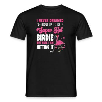 Golf Girl Golfer - Männer T-Shirt - Schwarz - Vorne - AI Model Male 178 light (178cm)