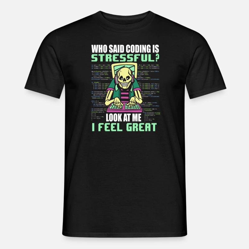 Computer Programmer Computer Programming - Men's T-Shirt - black