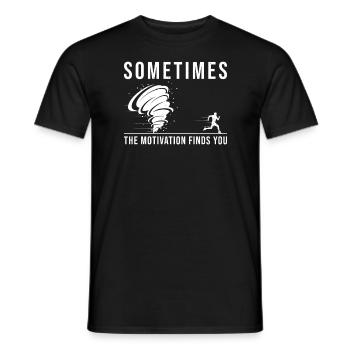 Chasseur de tempête - T-shirt homme - noir - Devant - AI Model Male 178 light (178cm)