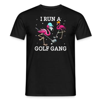 Golf Girl Golfer - Männer T-Shirt - Schwarz - Vorne - AI Model Male 178 light (178cm)