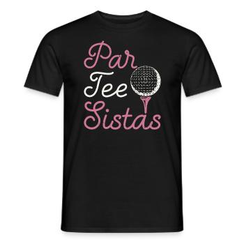 Golf Girl Golfer - Männer T-Shirt - Schwarz - Vorne - AI Model Male 178 light (178cm)
