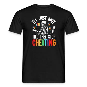 Trivia Night Host - Men's T-Shirt - black - Front - AI Model Male 178 light (178cm)