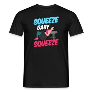 Haltérophilie Entraînement de musculation drôle - T-shirt homme - noir - Devant - AI Model Male 178 light (178cm)