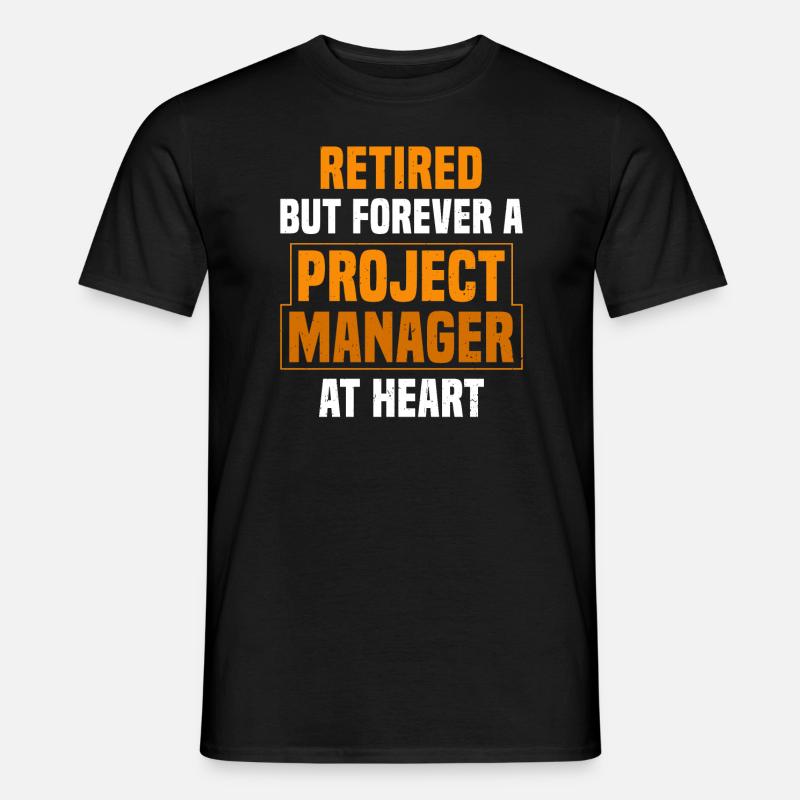 Chef de projet à la retraite - T-shirt homme - noir