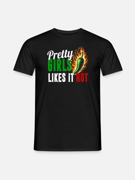 Mexican Jalapeno Chili - Männer T-Shirt - Schwarz