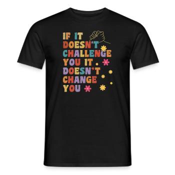 Peer Support Specialist PSS - Männer T-Shirt - Schwarz - Vorne - AI Model Male 178 light (178cm)