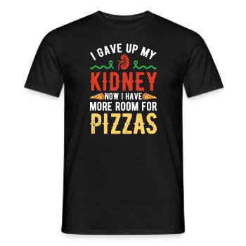 Kidney Donor - Men's T-Shirt - black - Front - AI Model Male 178 light (178cm)