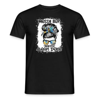 School Custodian Janitor - Männer T-Shirt - Schwarz - Vorne - AI Model Male 178 light (178cm)