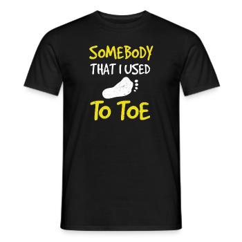 Toe amputee amputation - Men's T-Shirt - black - Front - AI Model Male 178 light (178cm)