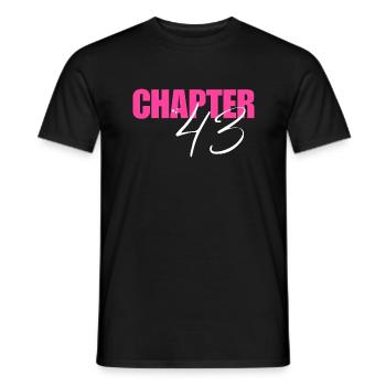 Chapter 43 - Männer T-Shirt - Schwarz - Vorne - AI Model Male 178 light (178cm)