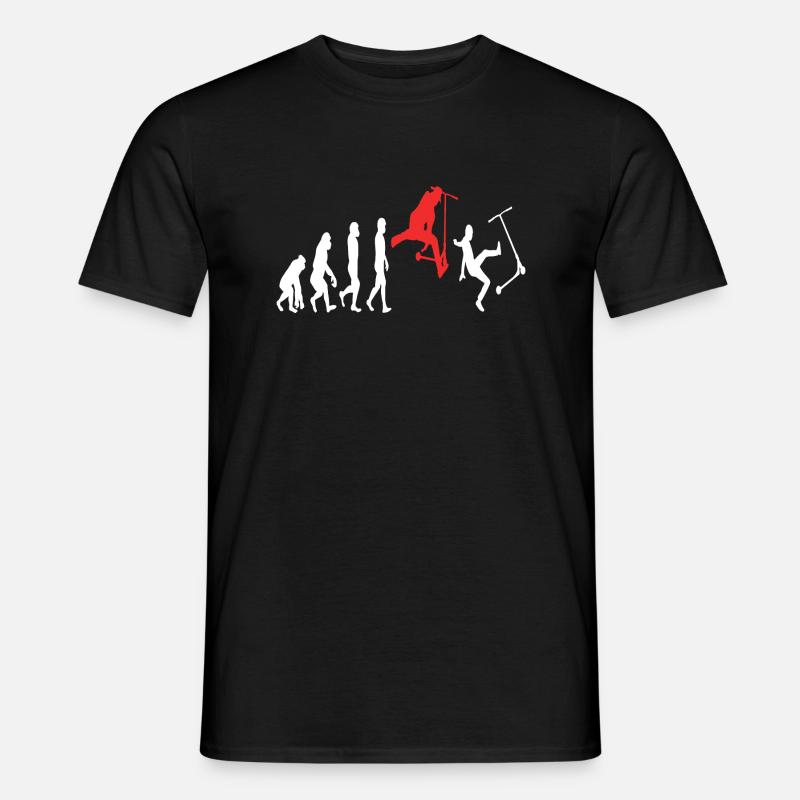 Evolution du scooter acrobatique - T-shirt homme - noir