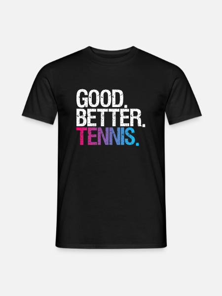tennis - Men's T-Shirt - black