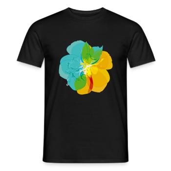 color noise - Men's T-Shirt - black - Front - AI Model Male 178 light (178cm)