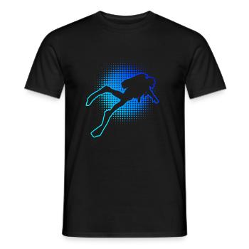 Plongée Plongée Plongeurs Sous-marins Hommes Garçons - T-shirt homme - noir - Devant - AI Model Male 178 light (178cm)