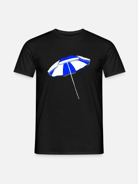 Umbrella Beach Umbrella - Men's T-Shirt - black