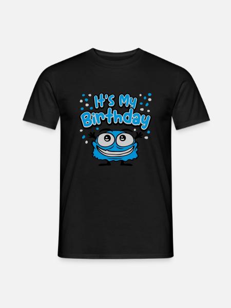 It s my birthday - Men's T-Shirt - black