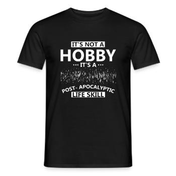 Cyber Security Design for IT Security and Hackers - Men's T-Shirt - black - Front - AI Model Male 178 light (178cm)