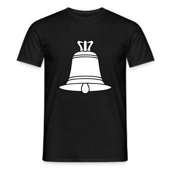 cloche d' église Ariège bell - T-shirt homme - noir - Devant - AI Model Male 178 light (178cm)