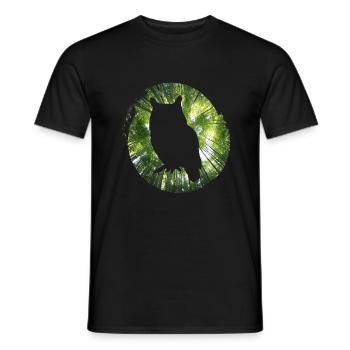 Sea Water Beach - Men's T-Shirt - black - Front - AI Model Male 178 light (178cm)