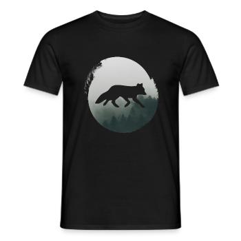 Plage d’eau de mer - T-shirt homme - noir - Devant - AI Model Male 178 light (178cm)
