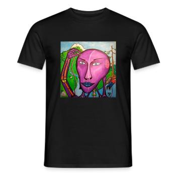 20170204 220752 - Männer T-Shirt - Schwarz - Vorne - AI Model Male 178 light (178cm)
