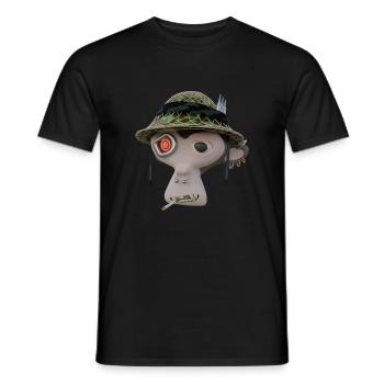 Anti War - Men's T-Shirt - black - Front - AI Model Male 178 light (178cm)