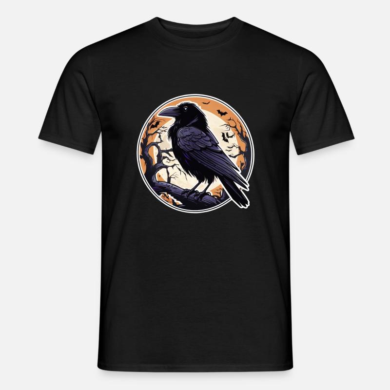 Halloween oder Hard Rock - Raven - Männer T-Shirt - Schwarz