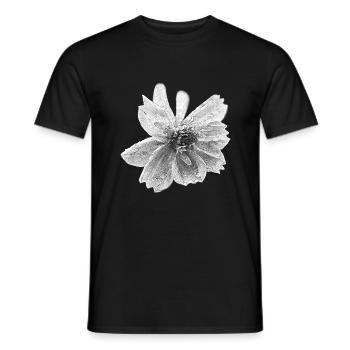 flower - Men's T-Shirt - black - Front - AI Model Male 178 light (178cm)