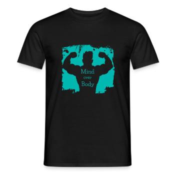 Culturisme - T-shirt homme - noir - Devant - AI Model Male 178 light (178cm)