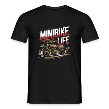 La vie sur deux petites roues - T-shirt homme - noir - Devant - AI Model Male 178 light (178cm)