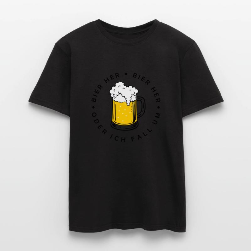 Bienen hier - Oder ich fall um! Männer T-Shirt