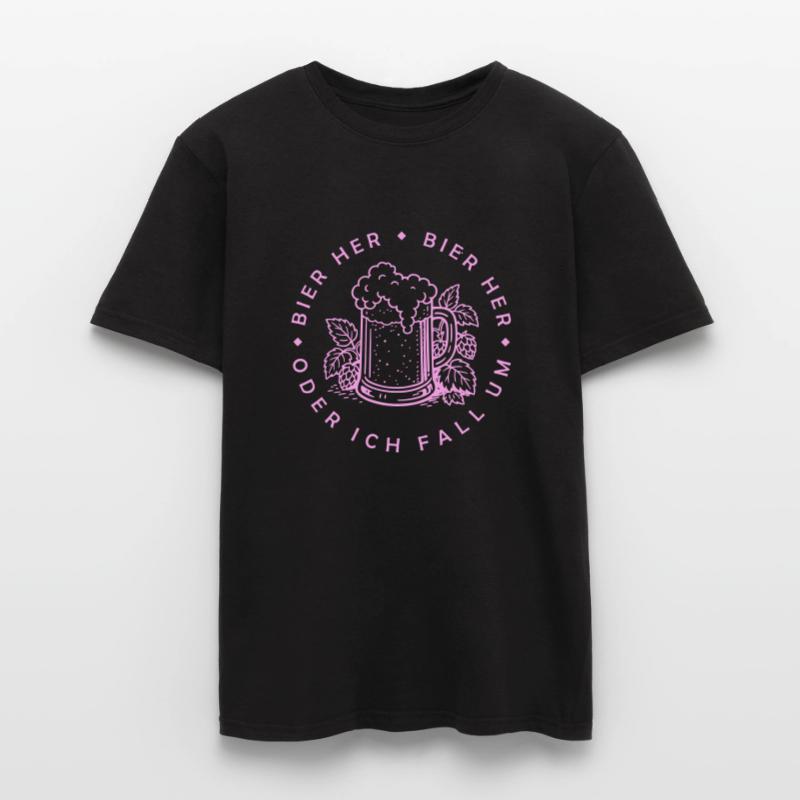 Bees here - Oder ich fall um! Men's T-shirt