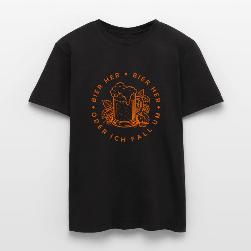 Bees here - Oder ich fall um! Men's T-Shirt