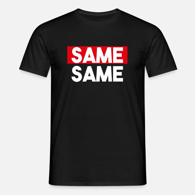 Same Same - Men's T-Shirt - black