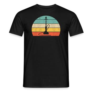 narguilé - T-shirt homme - noir - Devant - AI Model Male 178 light (178cm)