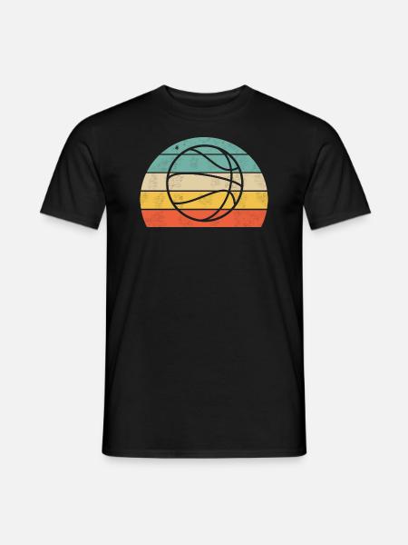 Colorful basketball - Men's T-Shirt - black