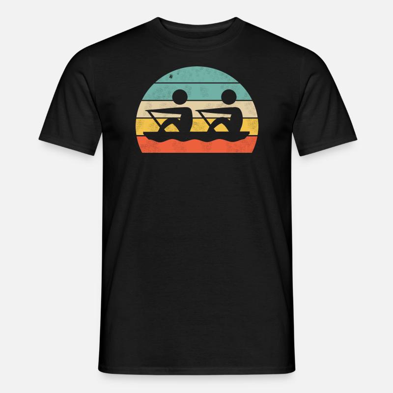 kanu duo - Männer T-Shirt - Schwarz