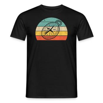 Outdoor - Men's T-Shirt - black - Front - AI Model Male 178 light (178cm)