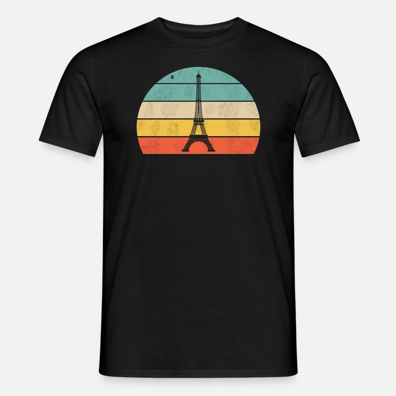 paris - Männer T-Shirt - Schwarz