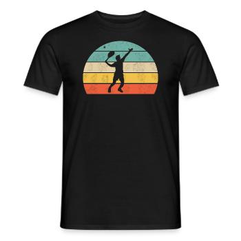 Joueur de tennis - T-shirt homme - noir - Devant - AI Model Male 178 light (178cm)