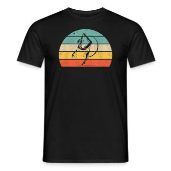 L’amour de la gymnastique - T-shirt homme - noir - Devant - AI Model Male 178 light (178cm)